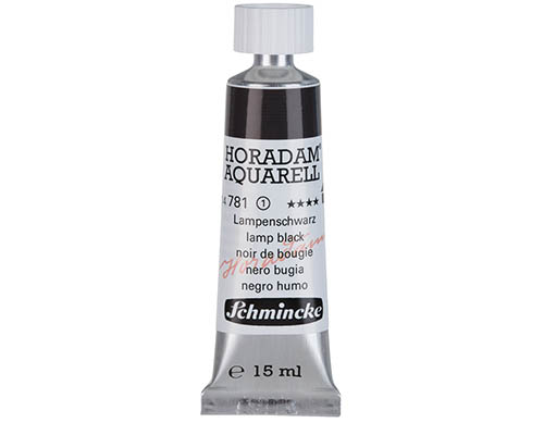 Schmincke Horadam Watercolour  15mL  Lamp Black