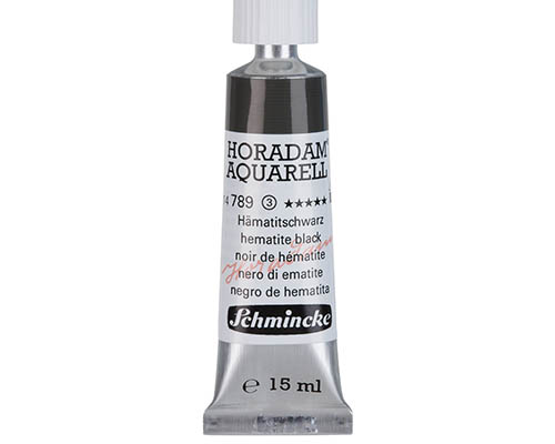 Schmincke Horadam Watercolour  15mL  Hematite Black