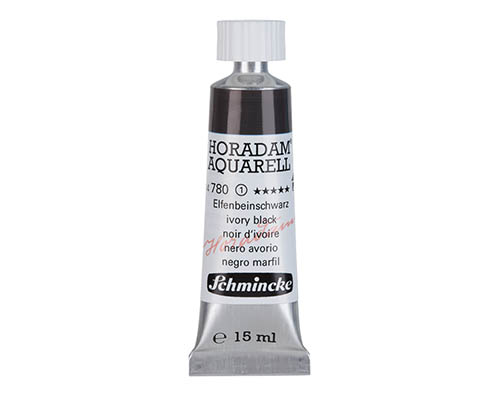 Schmincke Horadam Watercolour  15mL  Ivory Black