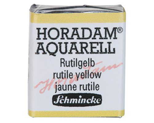 Schmincke Horadam Watercolour – Half Pan – Rutile Yellow