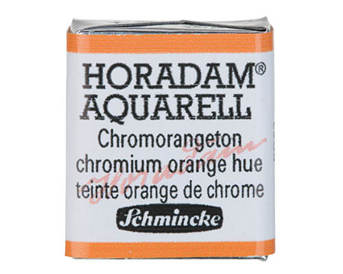 Schmincke Horadam Watercolour – Half Pan – Chrom Orange Hue