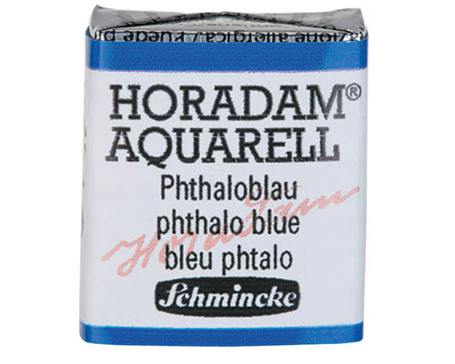Schmincke Horadam Watercolour  Half Pan  Phthalo Blue