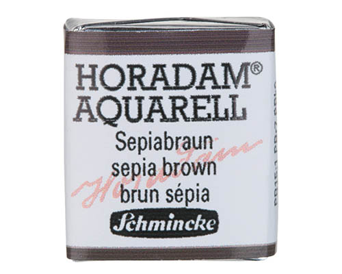 Schmincke Horadam Watercolour  Half Pan  Sepia Brown