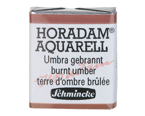 Schmincke Horadam Watercolour  Half Pan  Burnt Umber