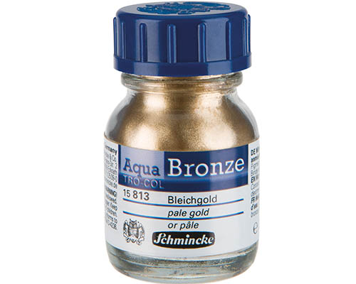 Schmincke Aqua-Bronzes  20mL  Pale Gold