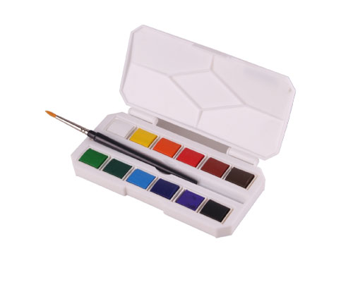 Studioworks Above Ground Watercolour 12-Pan Set With Brush