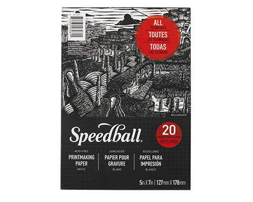 Speedball Printmaking Pad – 20 Sheets – 5 x 7 in.