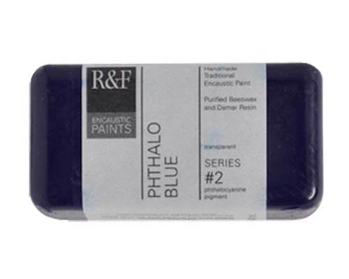 R&F Encaustic  40mL  Phthalo Blue