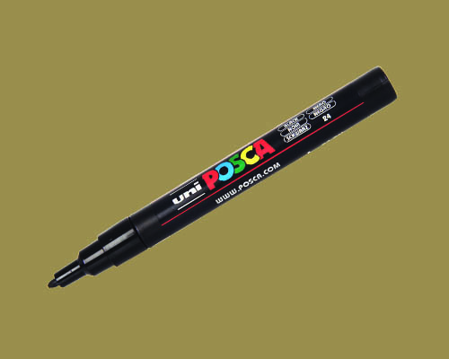 POSCA paint marker  PC-3M  Fine Tip  Gold