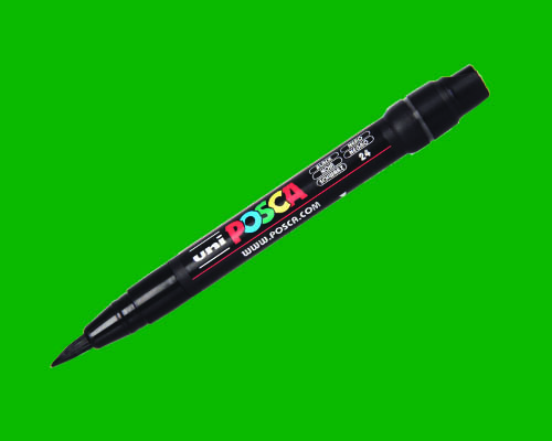 POSCA paint marker  PC-350  Brush Tip  Green