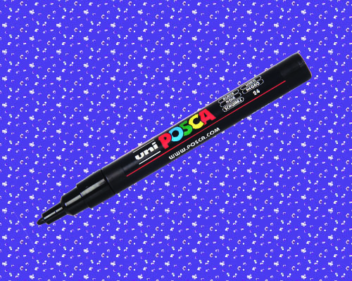 POSCA paint marker  PC-3M  Fine Tip  Glitter Violet