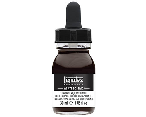 Liquitex Professional Acrylic Ink!  30mL  Transparent Burnt Umber