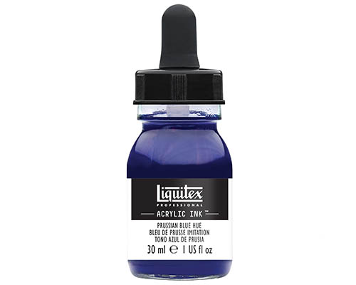 Liquitex Professional Acrylic Ink!  30mL  Prussian Blue Hue