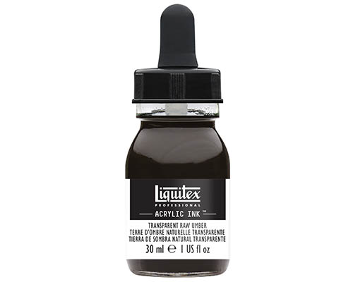 Liquitex Professional Acrylic Ink!  30mL  Transparent Raw Umber