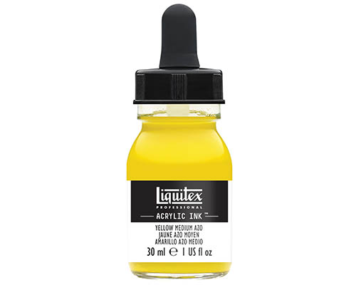 Liquitex Professional Acrylic Ink!  30mL  Yellow Medium Azo