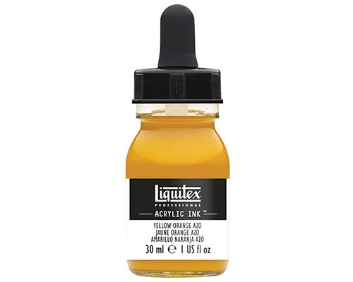 Liquitex Professional Acrylic Ink!  30mL  Yellow Orange Azo