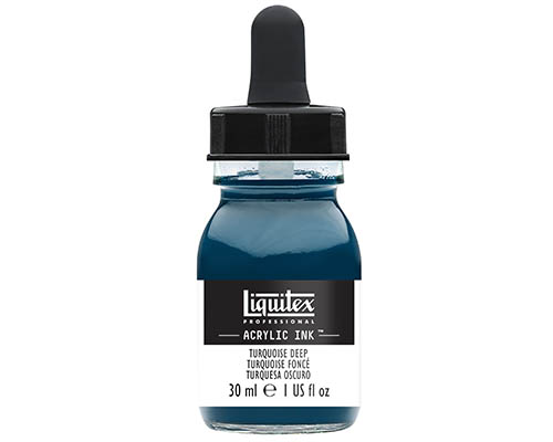 Liquitex Professional Acrylic Ink!  30mL  Turquoise Deep