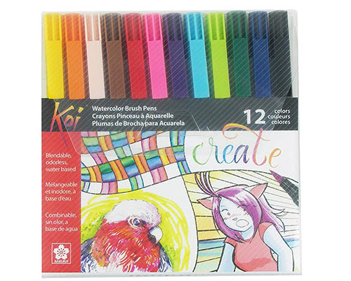 Sakura Koi Coloring Brush  Set of 12