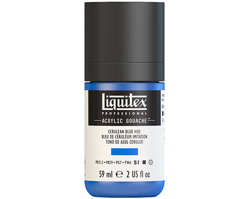 Liquitex Professional Acrylic Gouache  59mL  Cerulean Blue Hue