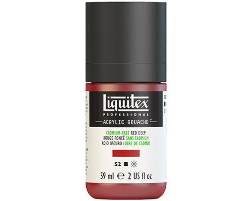 Liquitex Professional Acrylic Gouache  59mL  Cadmium Free Red Deep