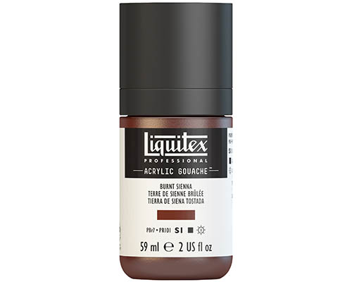 Liquitex Professional Acrylic Gouache  59mL  Burnt Sienna