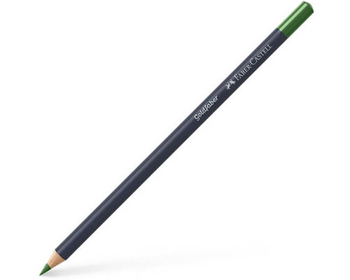 Goldfaber Coloured Pencil  167  Permanent Green Olive