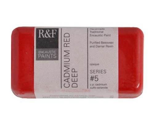 R&F Encaustic  40mL  Cadmium Red Deep