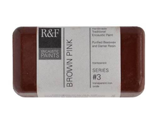 R&F Encaustic  40mL  Brown Pink