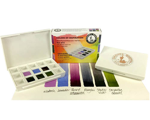 Daniel Smith  Hand Poured Watercolor Half Pan Set  Colours of Inspiration  6 Colours