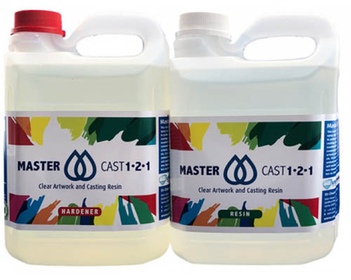 Eli-Chem MasterCast 1-2-1 Clear Art Coating Resin – 4kg