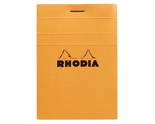 Rhodia Pad –  Classic Orange – Grid – 2.9 x 4.1 in. 