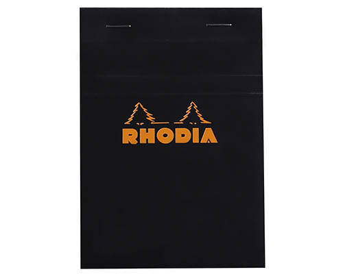 Rhodia Pad – Black – Grid – 4.1 x 5.8 in.