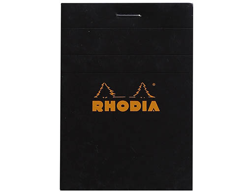 Rhodia Pad – Black – Grid – 2.9 x 4.1 in.