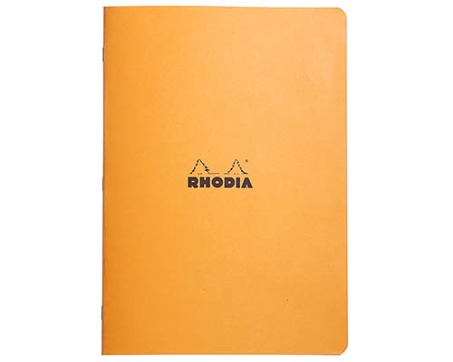Rhodia Notebook – Classic Orange –  Grid – 8.3 x 11.7 in. 