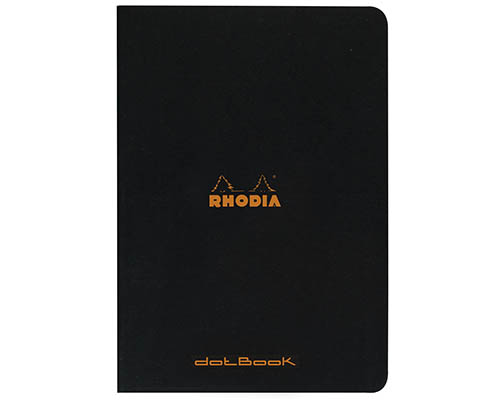 Rhodia Notebook – Black – Dot – 8.3 x 11.7 in.