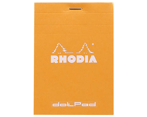 Rhodia Pad – Classic Orange – Dot –  8.3 x 11.7 in.