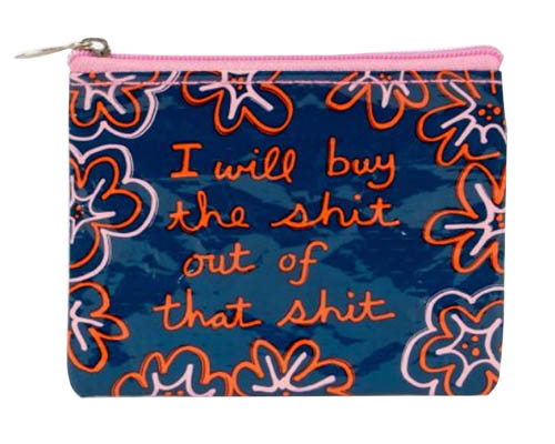 Blue Q Coin Purse – I Will Buy