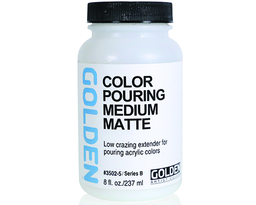 Golden Color Pouring Medium  Matte  8oz