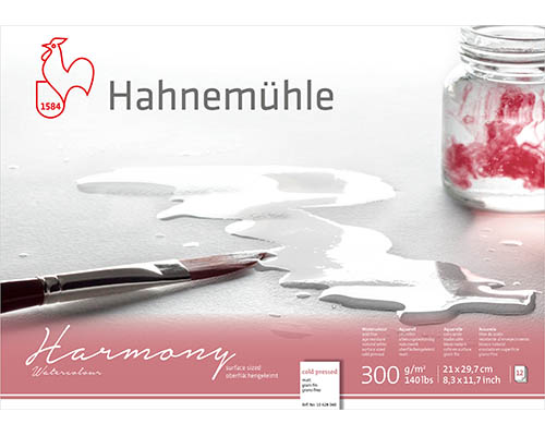 Hahnemühle Harmony Watercolour Pad – Hot Press – 8 x 11 in.