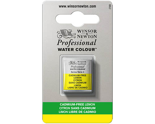Winsor & Newton Professional Watercolour - Cadmium-Free Lemon - Half Pan