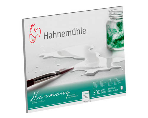 Hahnemühle Harmony Watercolour Block – Hot Press –  9 x 12 in.
