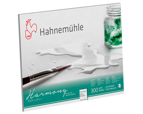 Hahnemühle Harmony Watercolour Block – Hot Press – 12 x 16 in.