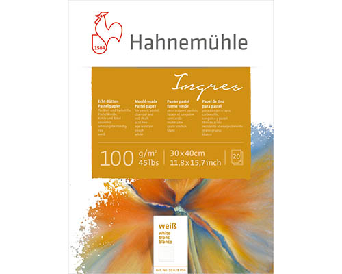 Hahnemühle Ingres Pad – 12 x 16 in. – 20 White Sheets
