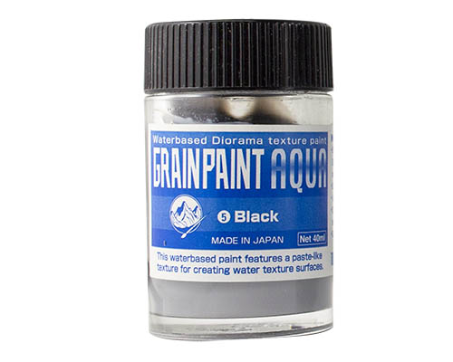 Turner Grainpaint Aqua  40mL Jar  Black