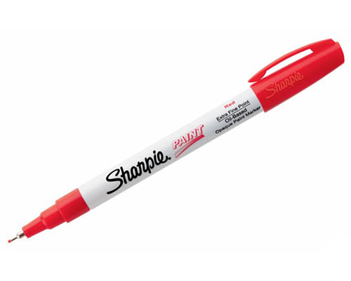 Sharpie Oil Based Paint Marker – Extra-Fine – Red
