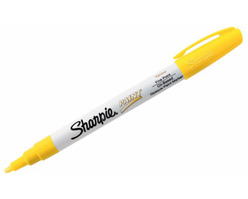 Sharpie Oil Based Paint Marker – Fine – Yellow