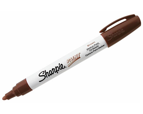 Sharpie Oil Based Paint Marker – Medium – Brown