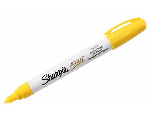 Sharpie Oil Based Paint Marker – Medium – Yellow