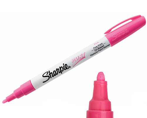 Sharpie Oil Based Paint Marker – Medium – Pink