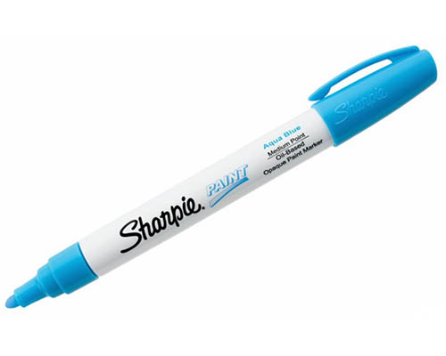 Sharpie Oil Based Paint Marker – Medium – Aqua